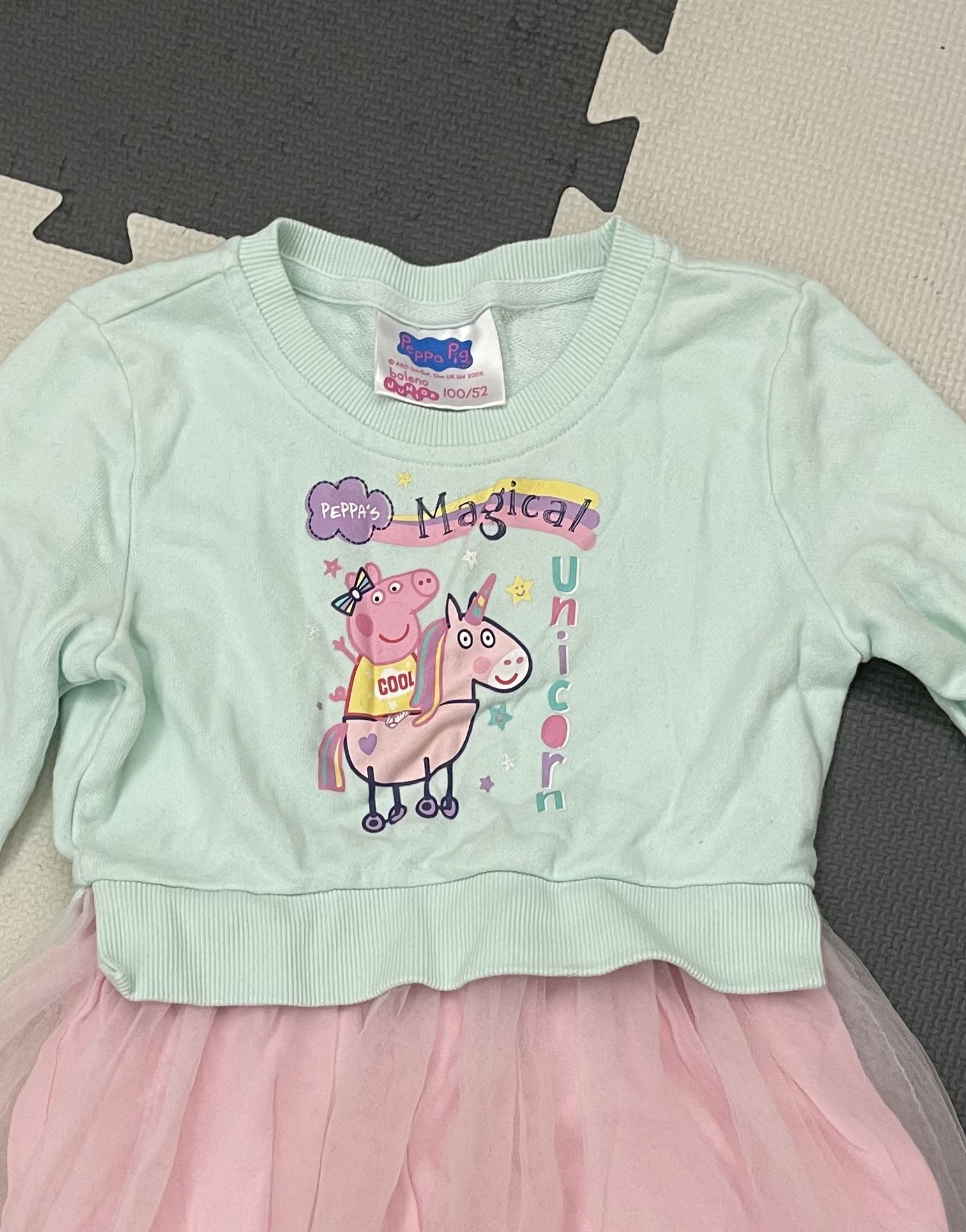 Peppa pig long sleeve dress top