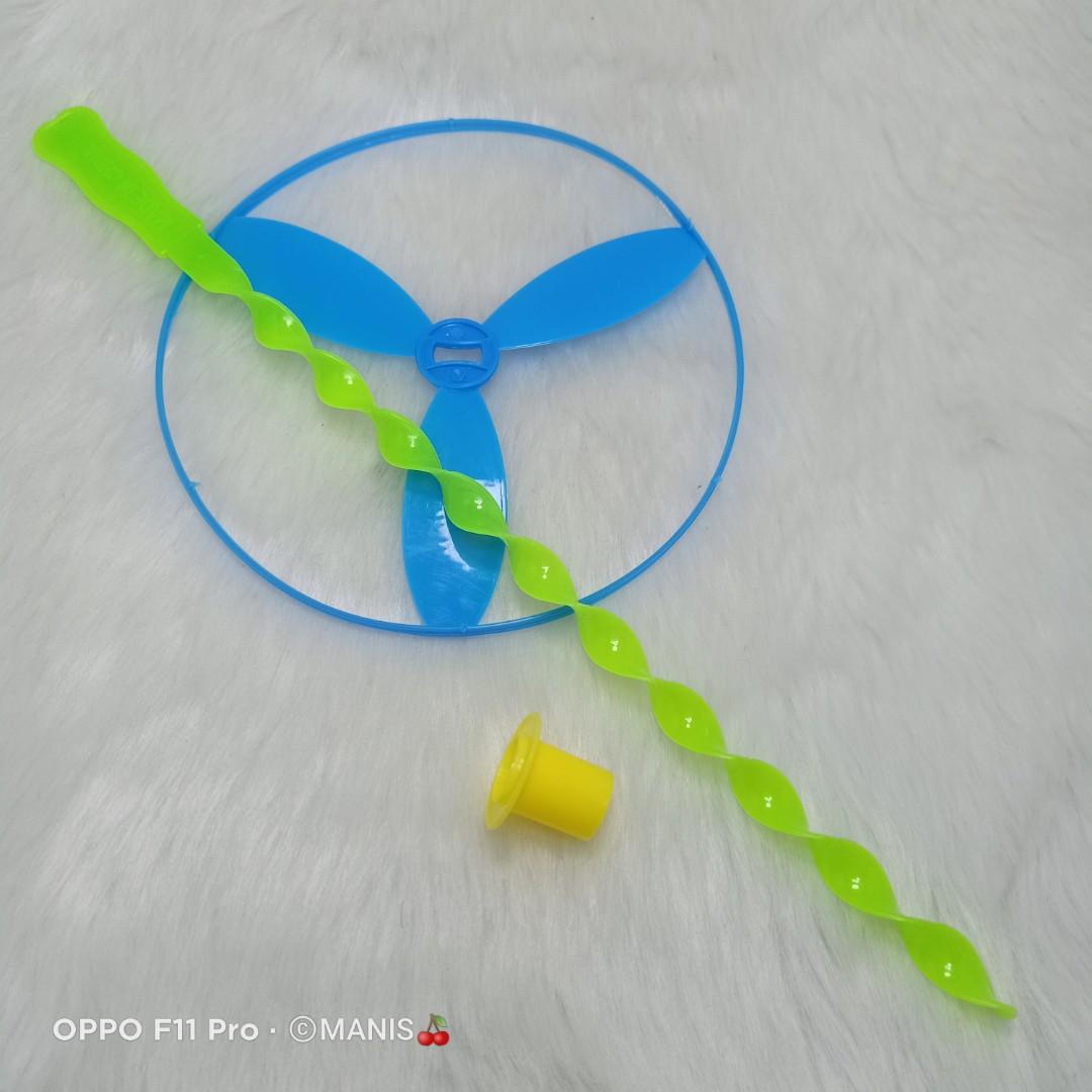 Permainan Kipas Roda Terbang / Games Kids Toys Flying Wheels