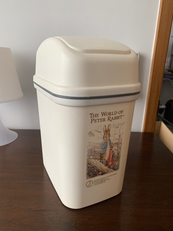 Peter Rabbit Waste Bin, Furniture & Home Living, Cleaning & Homecare