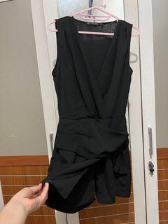 Preloved ! ZARA BASIC jumpsuit hitam