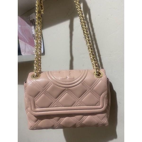 Tory Burch TB Kira Chevron Pink Moon, Barang Mewah, Tas & Dompet di  Carousell