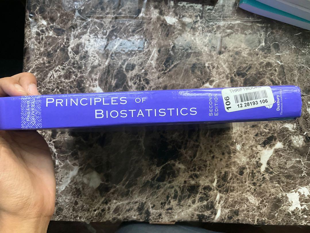 Principles of Biostatistics 2nd edition, Hobbies & Toys, Books