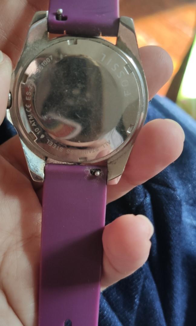 Purple Fossil Watch Women s Fashion Watches Accessories