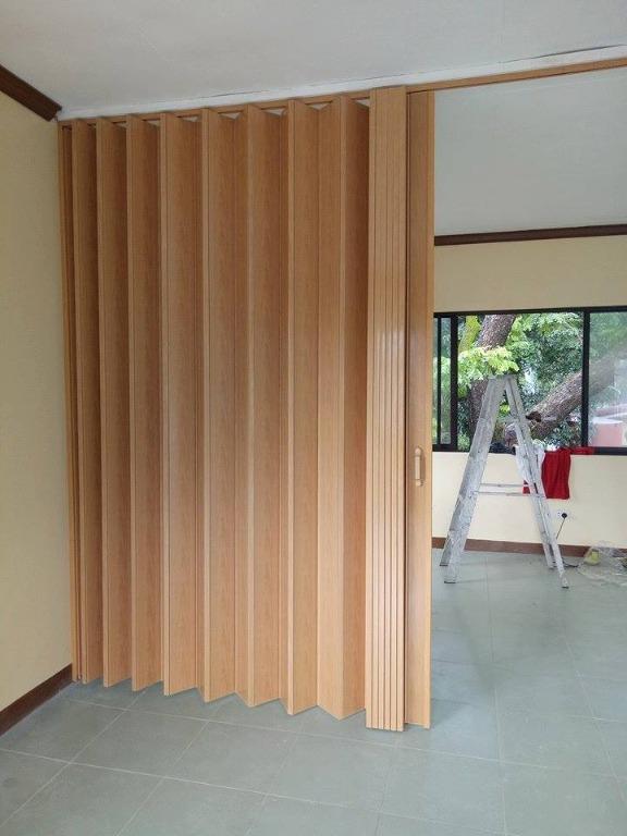 PVC Accordion folding door, Furniture & Home Living, Office Furniture