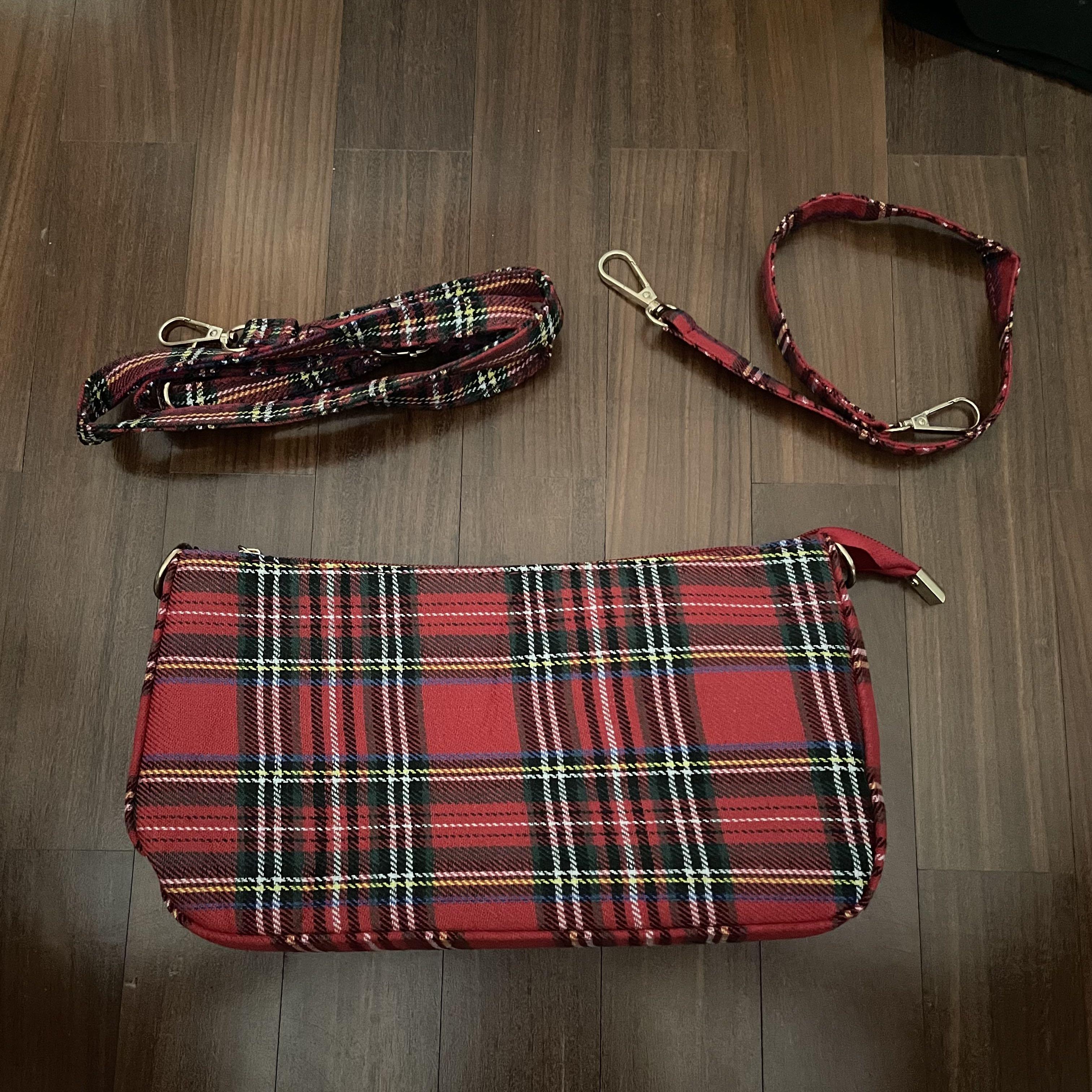 Red plaid bag 2025
