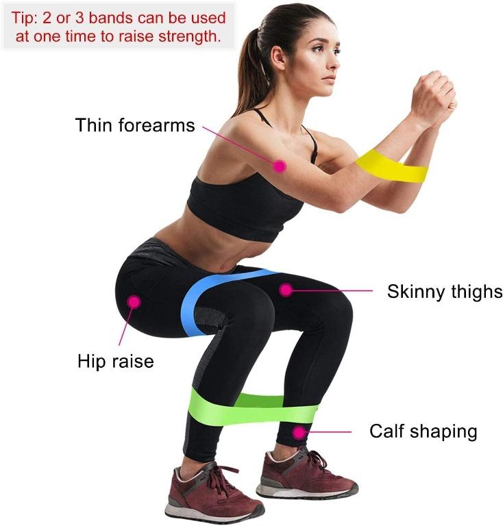 Resistance Bands Sports Equipment Exercise Fitness Toning