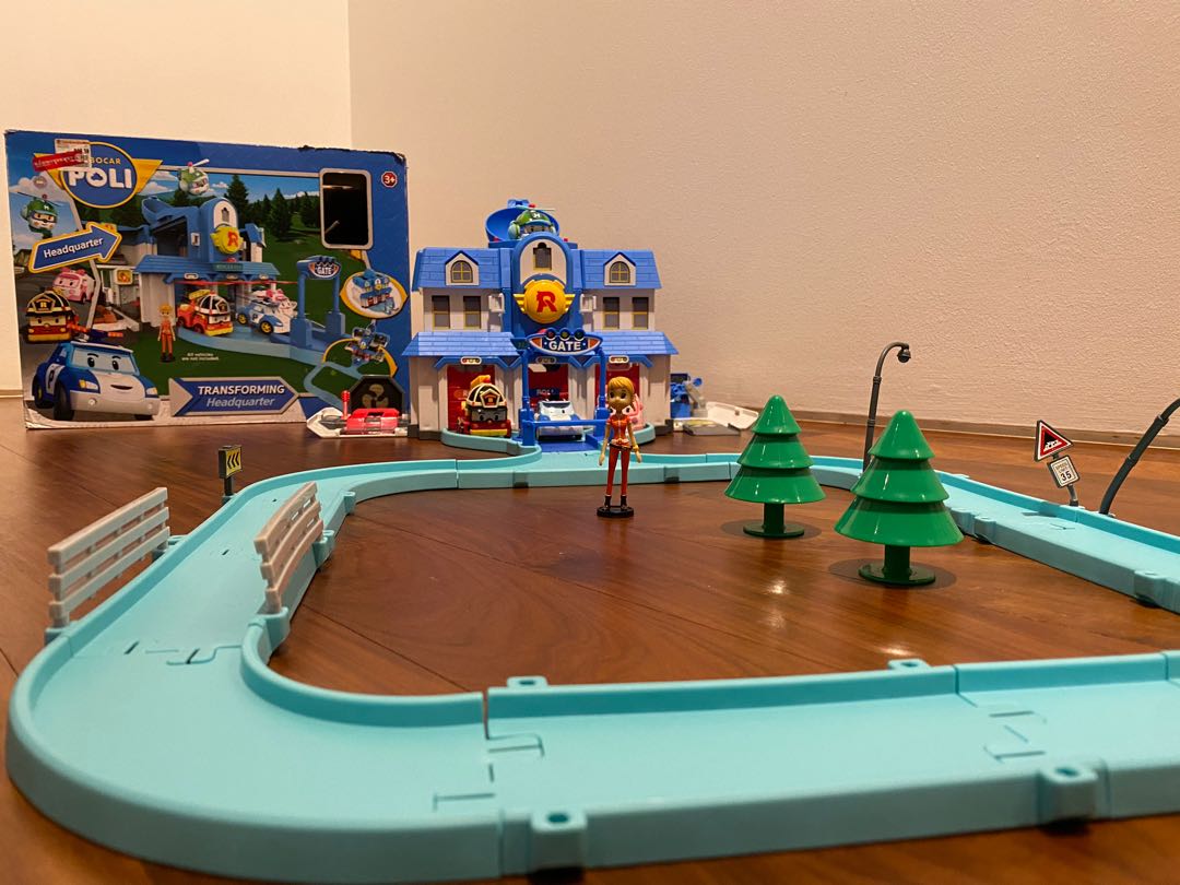 Robicar Poli Transforming Headquarter Role Play Toddler Toy, Babies