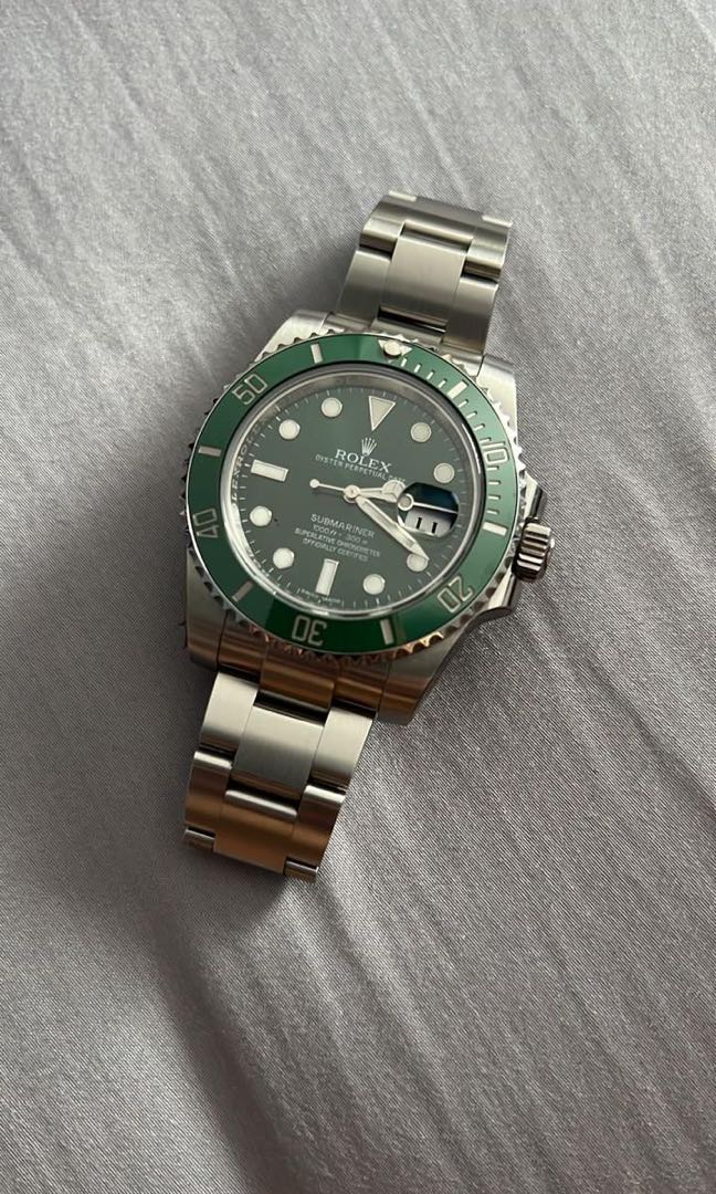 Rolex submariner “hulk” 2016 original 