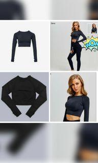 🎀SALE.. Sexy  Seamless Yoga, Hiking, Cycling Crop Tops Sports Activewear