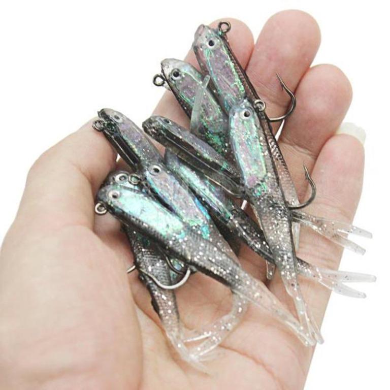 Soft plastic hooks, Sports Equipment, Fishing on Carousell