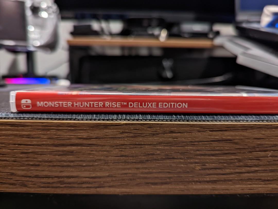 STEAL: Monster Hunter Rise for the Nintendo Switch (Category: Nintendo) located in Bulacan. Submitted by baritoneystark (Listing ID 1166599582, Image 3). Description: - good as new, as in - used literally twice (feel free to check the condition of the case and cart) madali po kausap, feel free to message me.