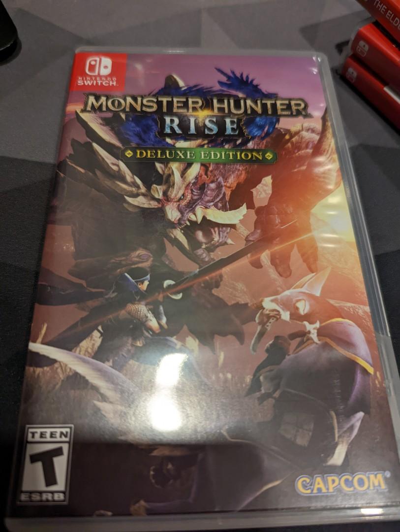 STEAL: Monster Hunter Rise for the Nintendo Switch (Category: Nintendo) located in Bulacan. Submitted by baritoneystark (Listing ID 1166599582, Image 2). Description: - good as new, as in - used literally twice (feel free to check the condition of the case and cart) madali po kausap, feel free to message me.