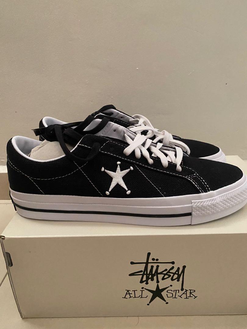 Stussy Converse one star, Men's Fashion, Footwear, Sneakers on Carousell
