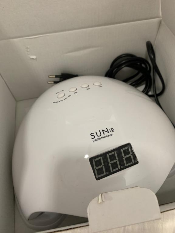 SUN UV Nail Lamp 48W, Beauty & Personal Care, Hands & Nails on Carousell