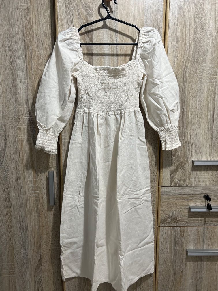 Sunnyside Clothing white dress, Women's Fashion, Dresses & Sets