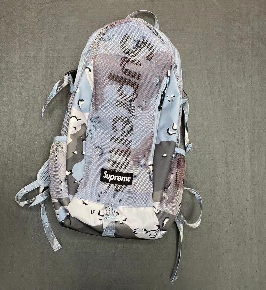 Supreme Backpack SS20 blue chocolate chip camo Blue  CLOTHES & ACCESORIES  \ Backpacks & Bags \ Backpacks *WOMEN \ Accessories *MEN \ Accessories  BRANDS \ S \ Supreme CLOTHES & ACCESORIES \