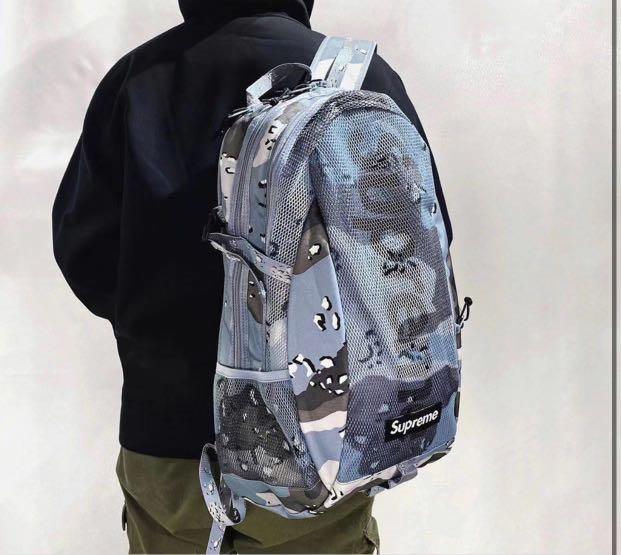 Supreme Backpack (SS20) Blue Chocolate Chip Camo - SS20 - US