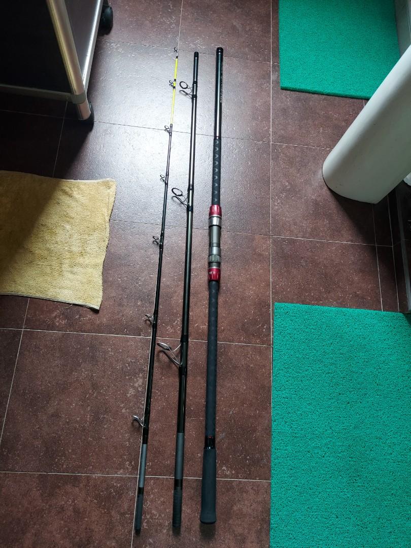 New 12'ft SureCatch Rod and QUANTUM XR7 Reel, Sports Equipment, Fishing on  Carousell