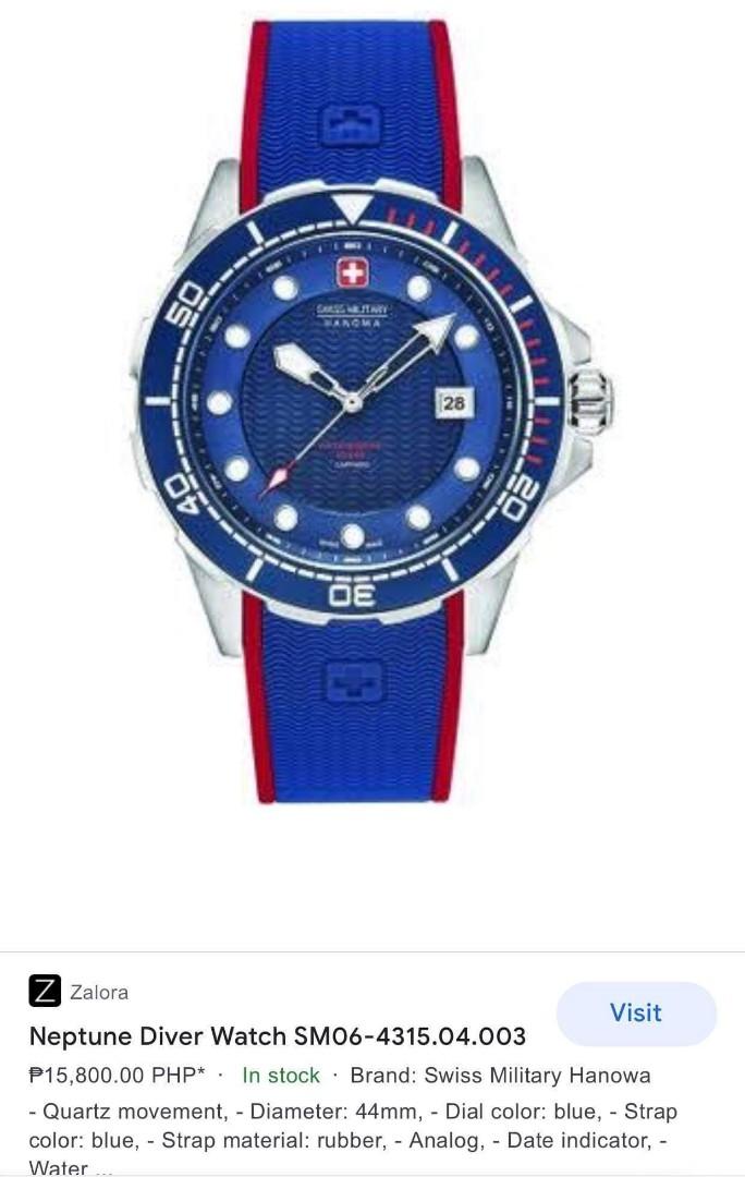 Swiss military hanowa divers hot sale watch