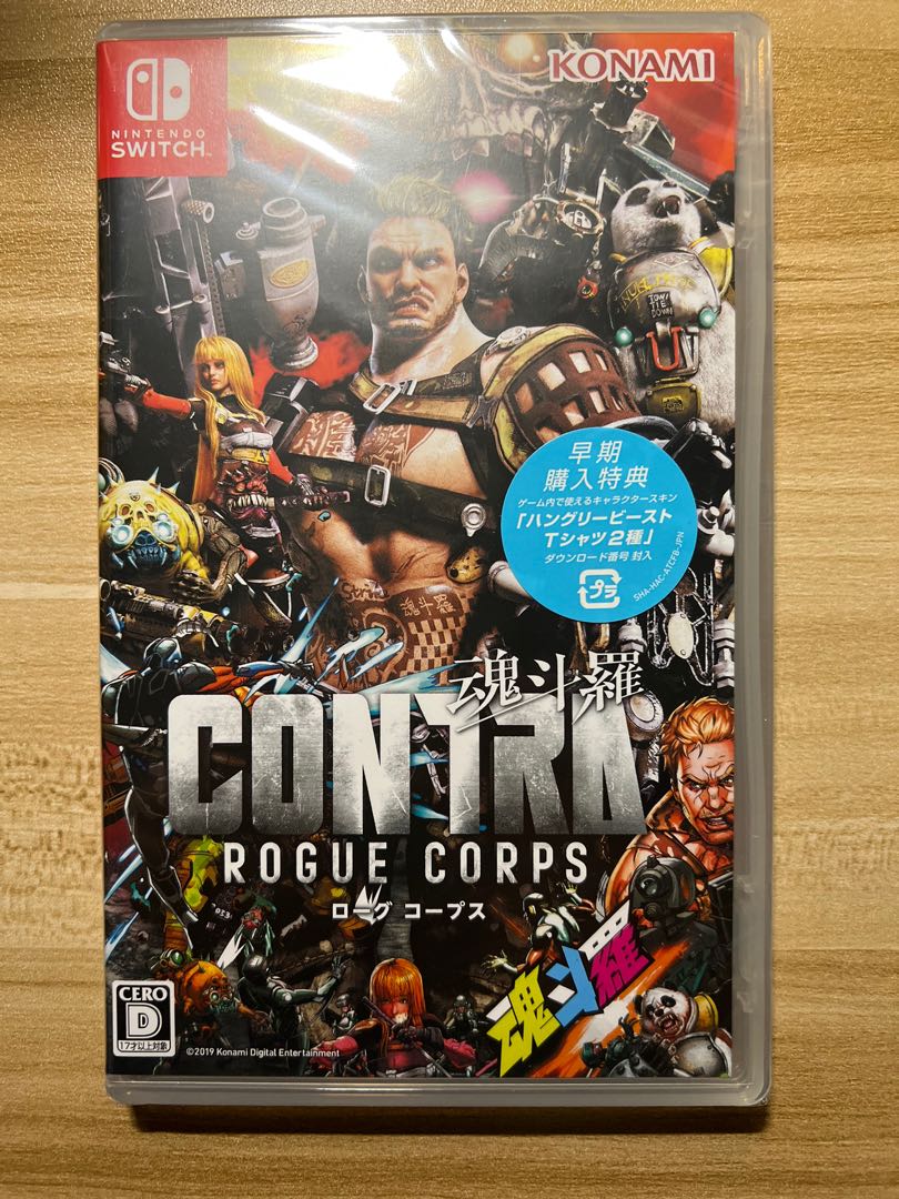 Switch NS 魂斗羅Contra Rogue Corps 日版, 電子遊戲, 電子遊戲 
