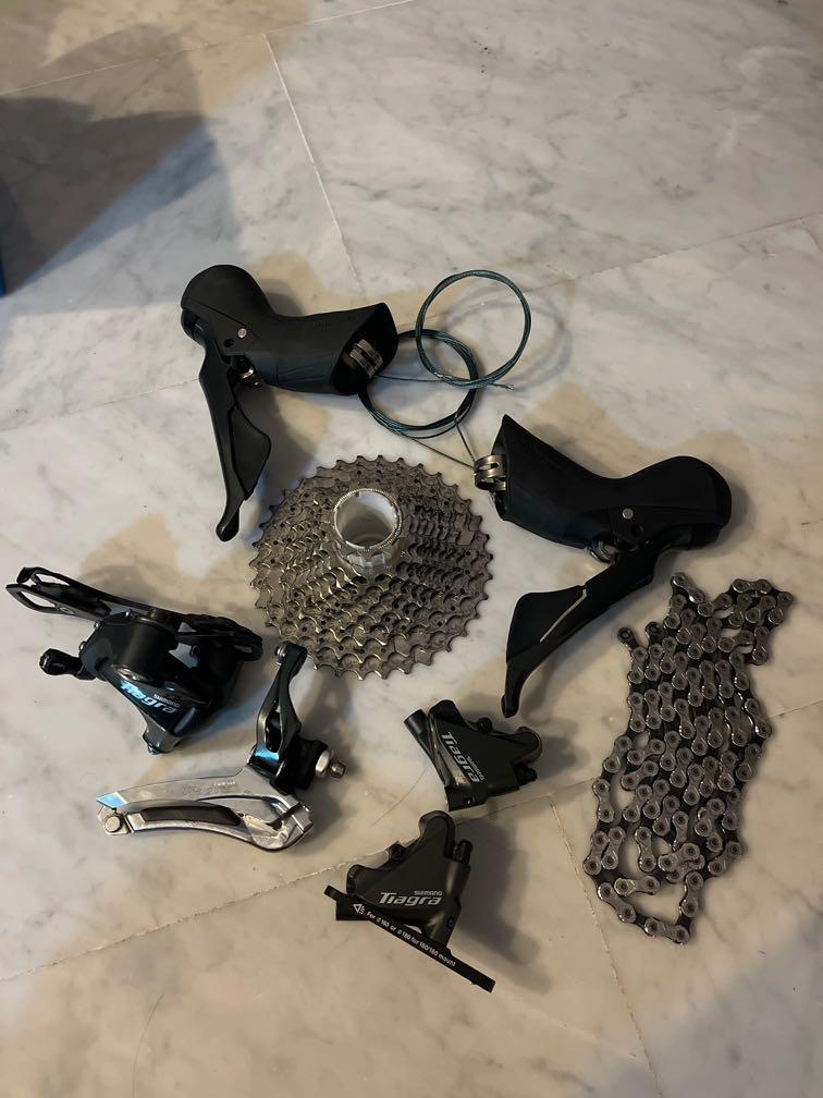 Tiagra outlet hydraulic groupset
