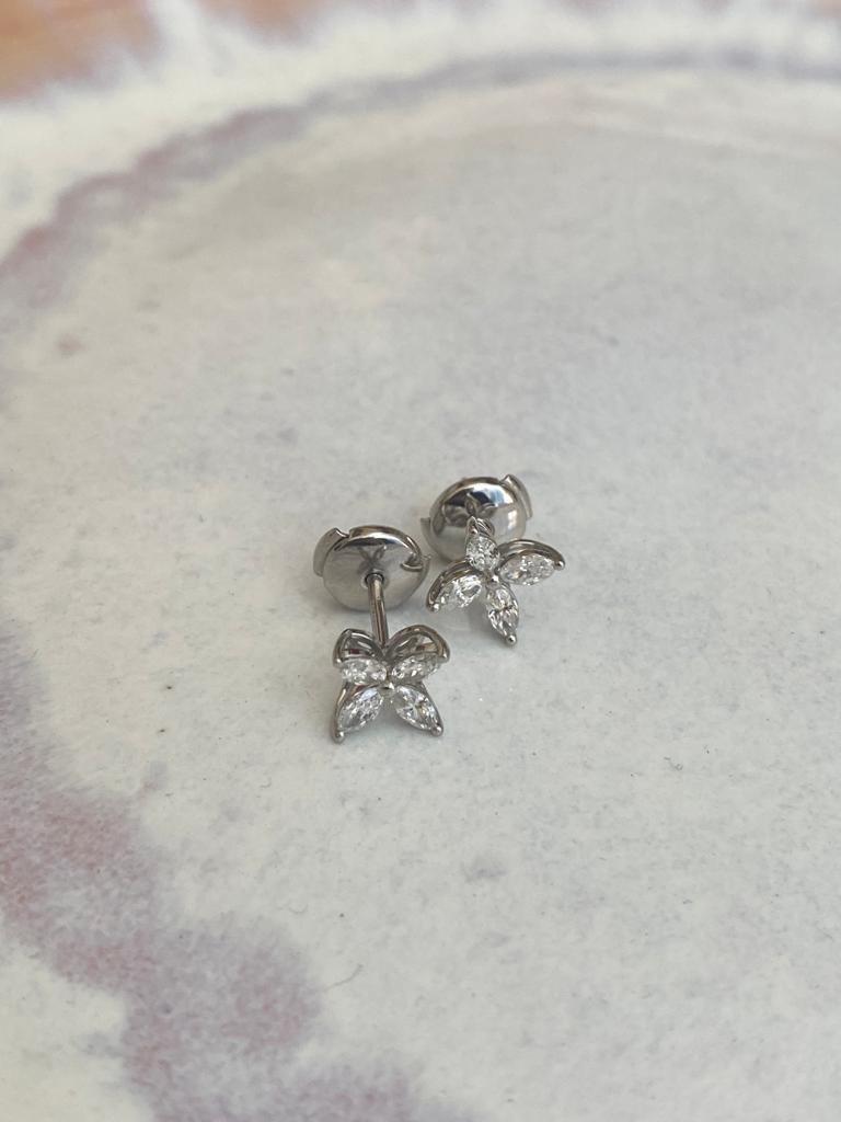 Tiffany and co Victoria diamond small earrings