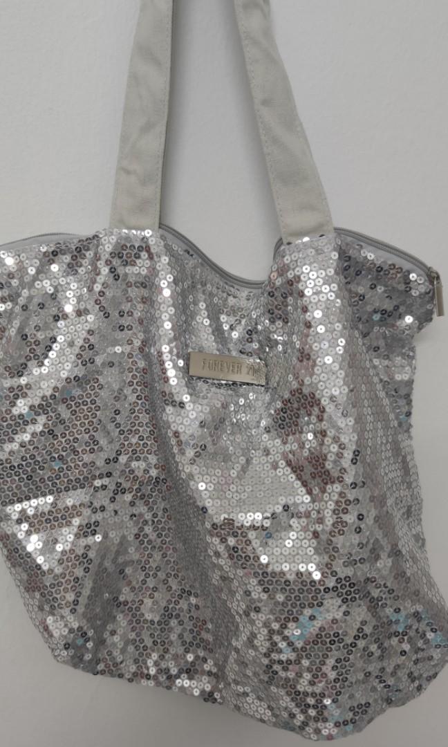 Sequin duffle bag forever 21 Clearance