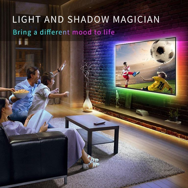 USB Music LED Strip Lights ‎SSG-WD101-5V, Furniture  Home Living, Lighting   Fans, Lighting on Carousell