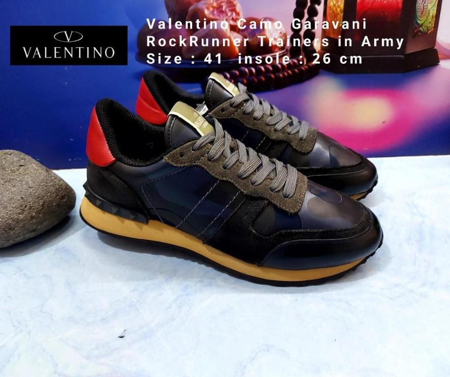 valentino camo rock runner