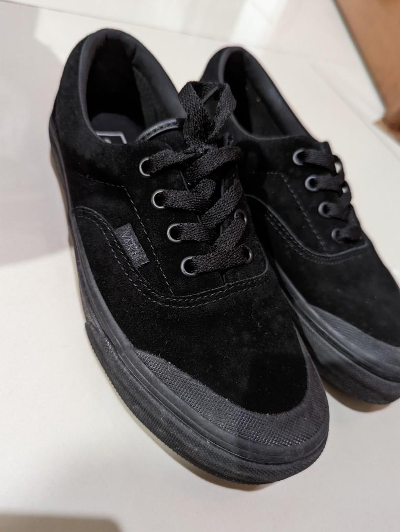 Vans era hotsell black suede