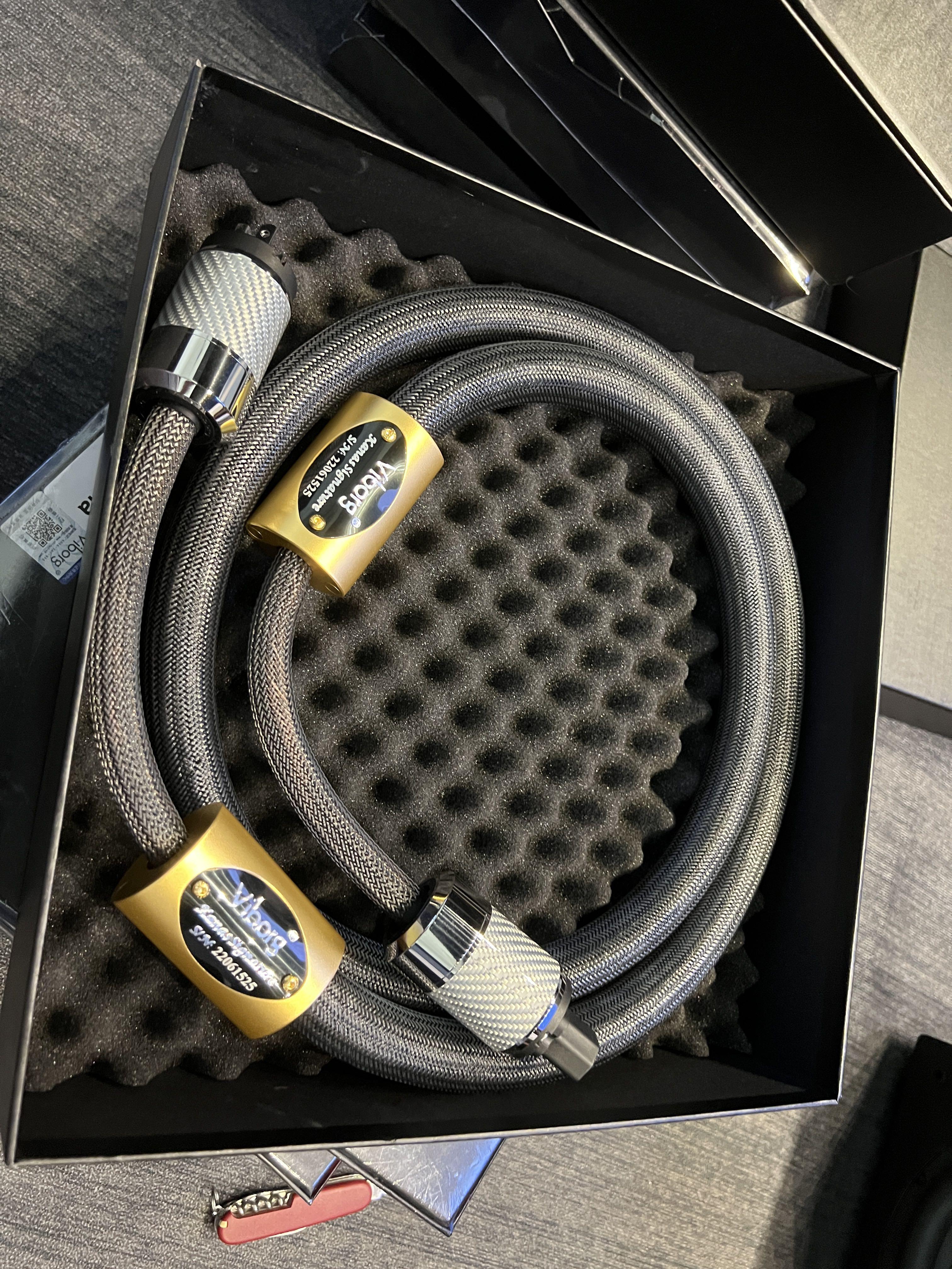 Kanas Signature Power Cable pure silver 2m US version, Audio