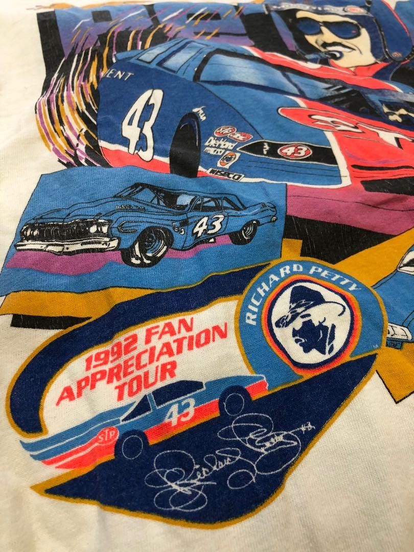 Vintage 90s Nascar Petty stp 76 bell racing shirt