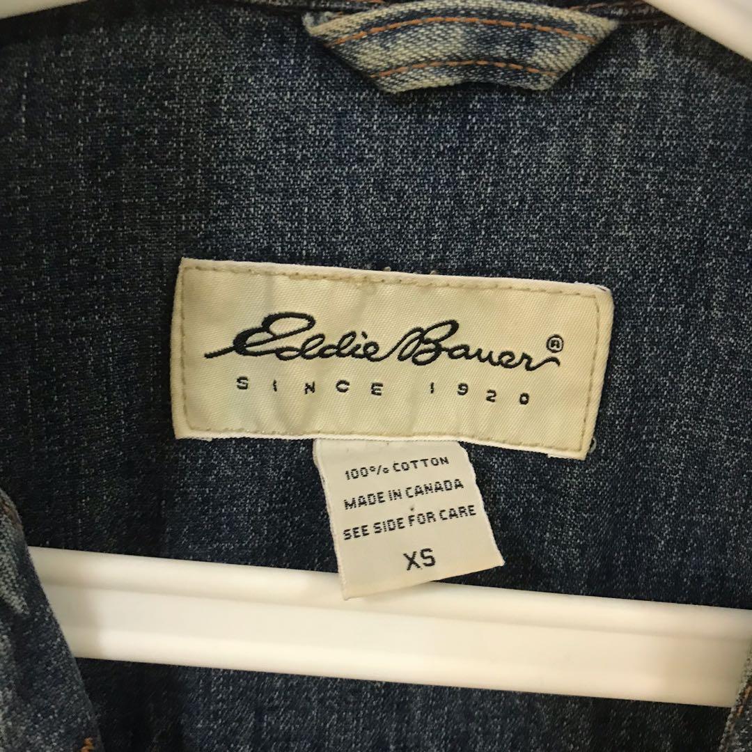 Vintage Eddie Bauer Denim Jacket, Women's Fashion, Coats, Jackets and ...