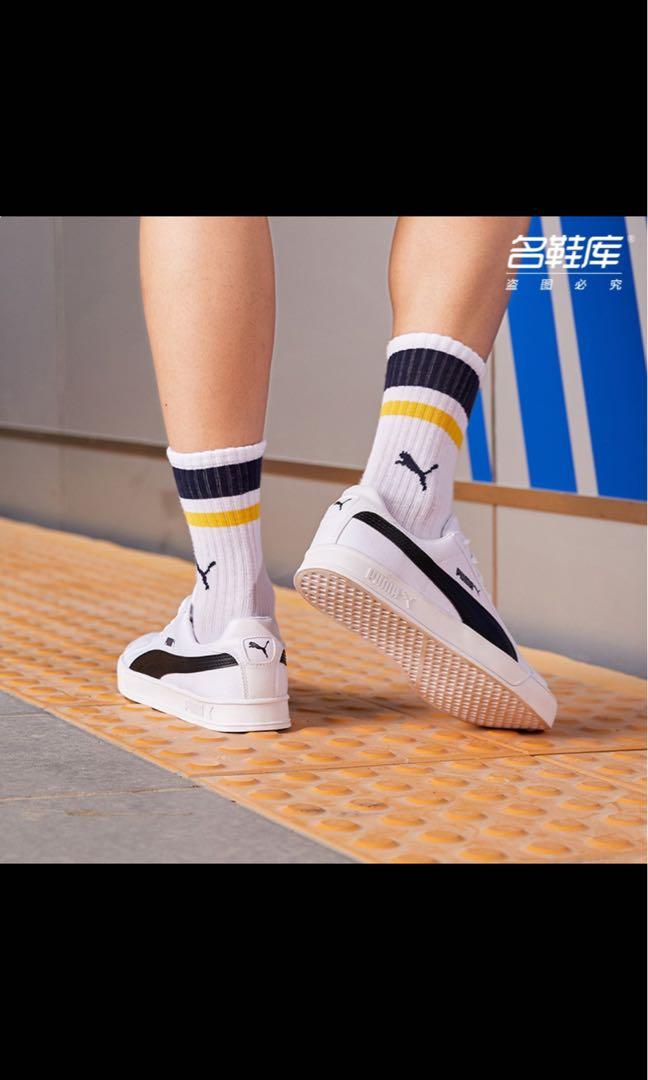 White puma runners best sale
