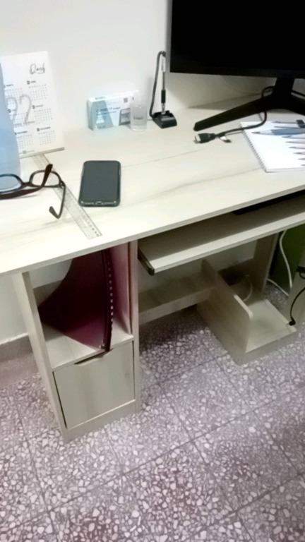 White Wooden Computer Table with Keyboard Organizer (Category: Tables & Sets) located in Manila. Submitted by affordshopz (Listing ID 1166524555, Image 2). Description: SIZE: 100cm*37cm*72cm Brand New Light Wood Color Affordable Laptop Table SALE 𝕄𝕠𝕣𝕖 𝕒𝕗𝕗𝕠𝕣𝕕𝕒𝕓𝕝𝕖 𝕒𝕟𝕕 𝕢𝕦𝕒𝕝𝕚𝕥𝕪 𝕚𝕥𝕖𝕞𝕤? 𝑽𝒊𝒔𝒊𝒕 𝒂𝒇𝒇𝒐𝒓𝒅𝒔𝒉𝒐𝒑𝒛 𝐍𝐎𝐖 𝑊𝒆 𝒐𝒇𝒇𝒆𝒓 𝑪𝑶𝑫 𝒂𝒏𝒅 1 𝒅𝒂𝒚 𝒅𝒆𝒍𝒊𝒗𝒆𝒓𝒚! 𝐶𝑜𝑛𝑡𝑎𝑐𝑡 𝑢𝑠: 09260813828 Facebook