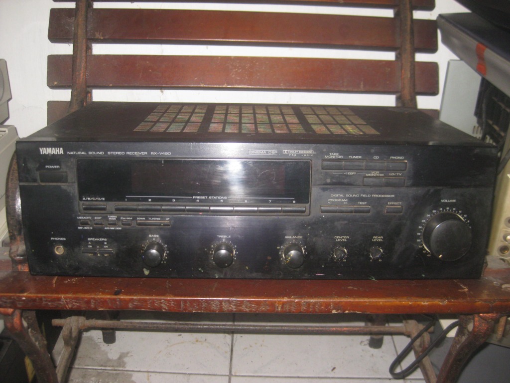 YAMAHA RXV490 Stereo Receiver, Elektronik, Audio di Carousell