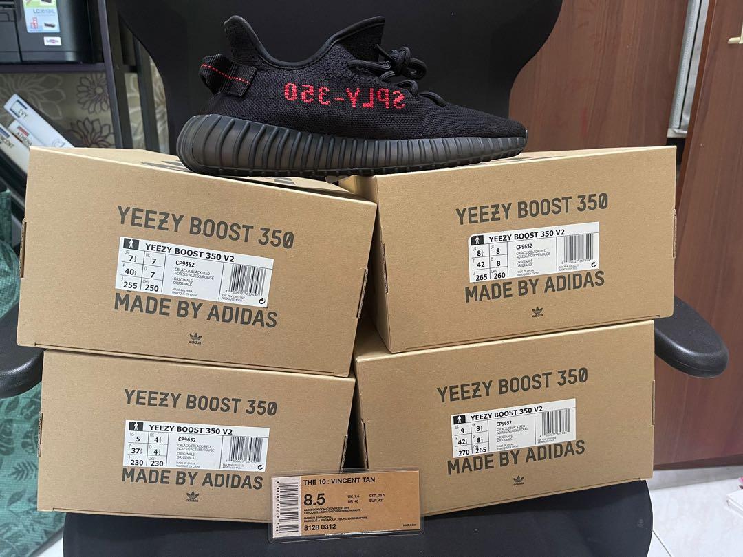 Yeezy 350 bred v2 Men s Fashion Footwear Sneakers on Carousell