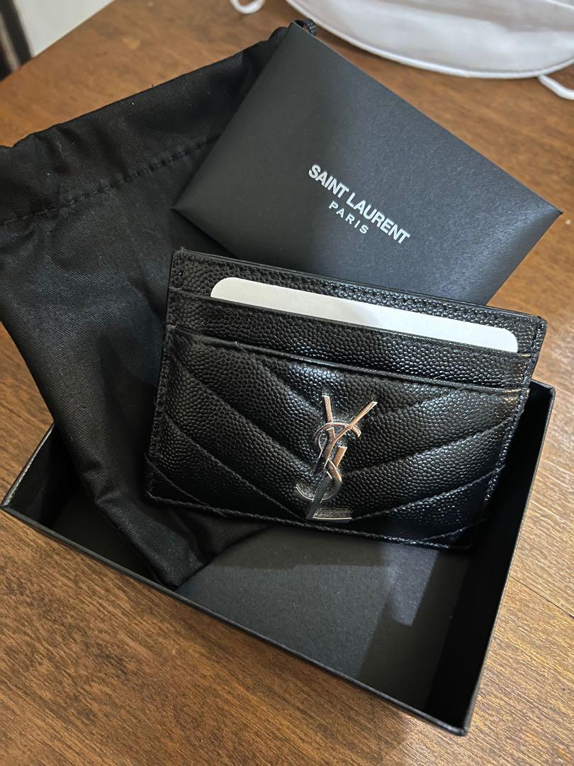 ysl wallet card case