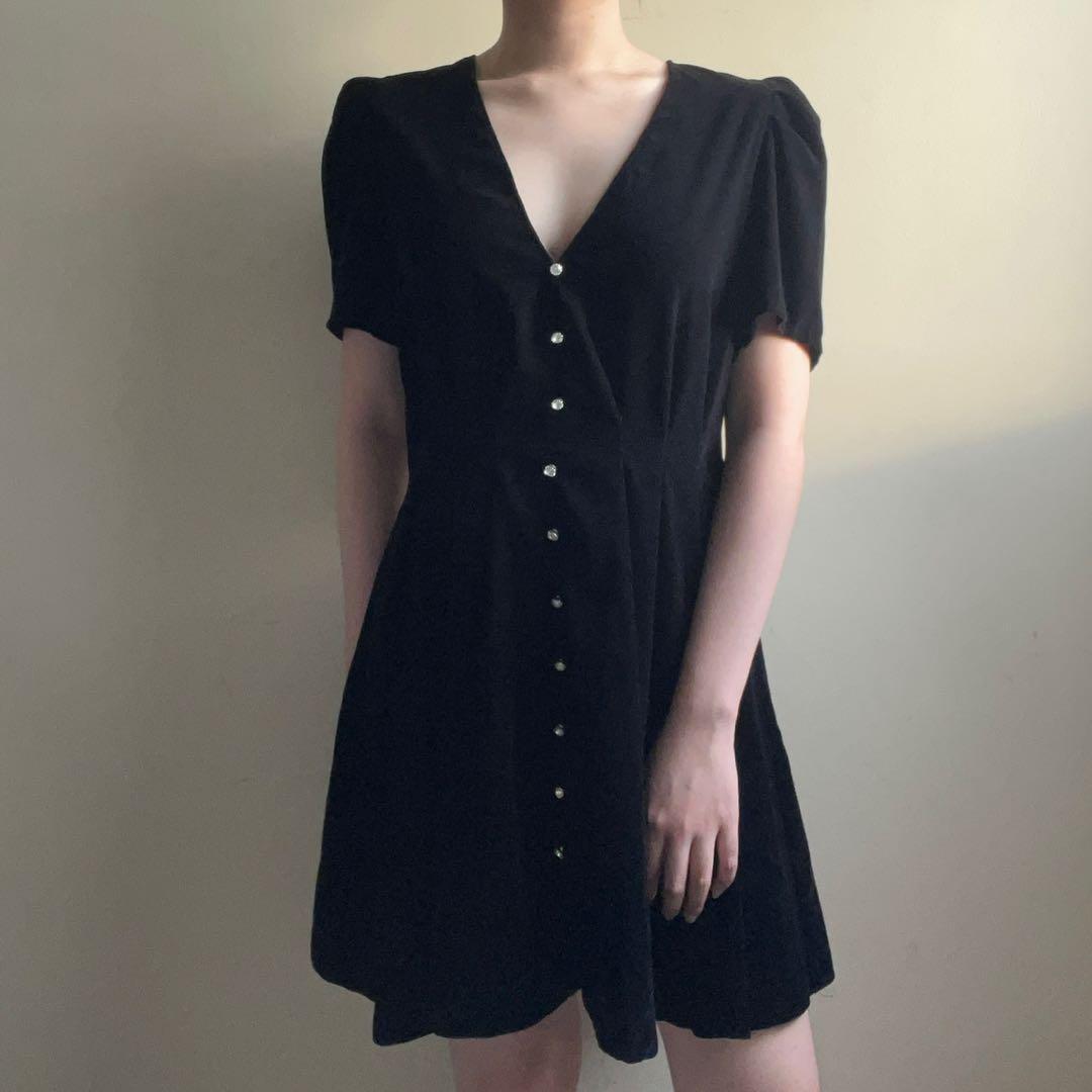 Zara crushed velvet dress online