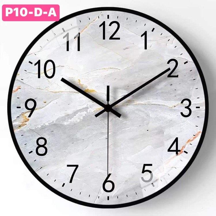 10 Inch Large Round Wall Clock Modern Design Home Accessories SET D