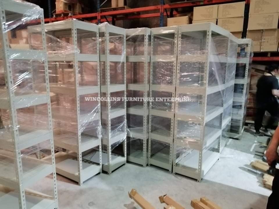 6 Layer Steel Rack Shelves Heavy Duty / Office furniture supplier ...