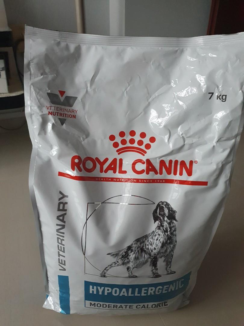 Hypoallergenic moderate calorie store canine