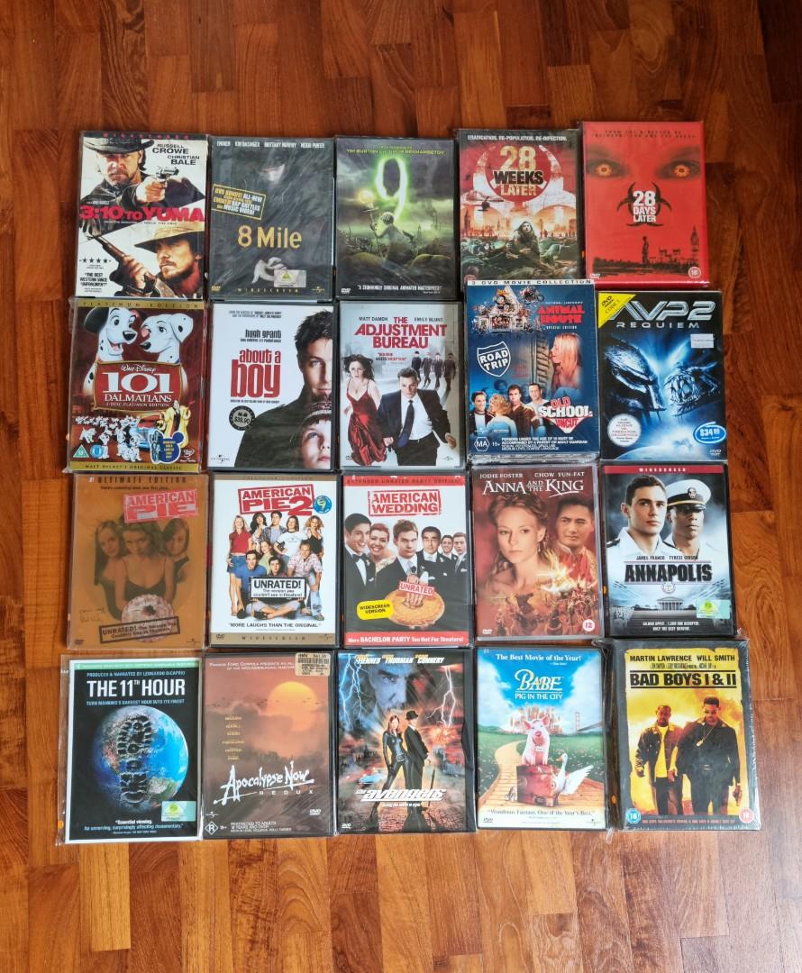 170 Titles Original DVDs Code 1 to 4. AVP2 Batman Robin Begins Forever Shrek 1