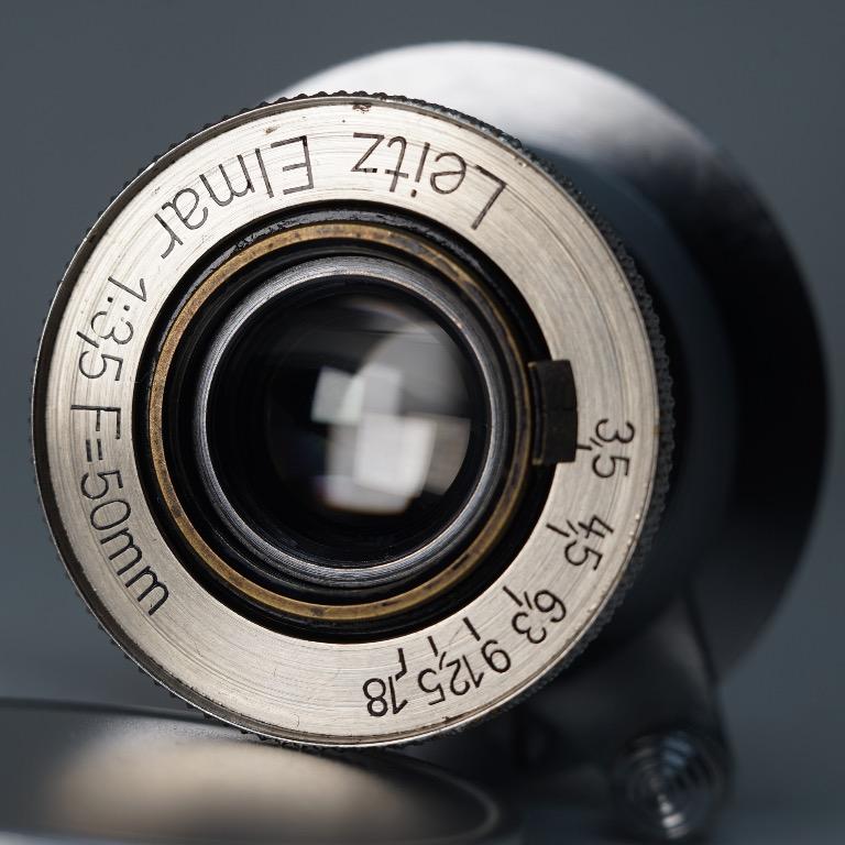 德國鏡頭罕有無序號戰前白鏡Leica Leitz Nickel Elmar 50mm F/3.5 L39 