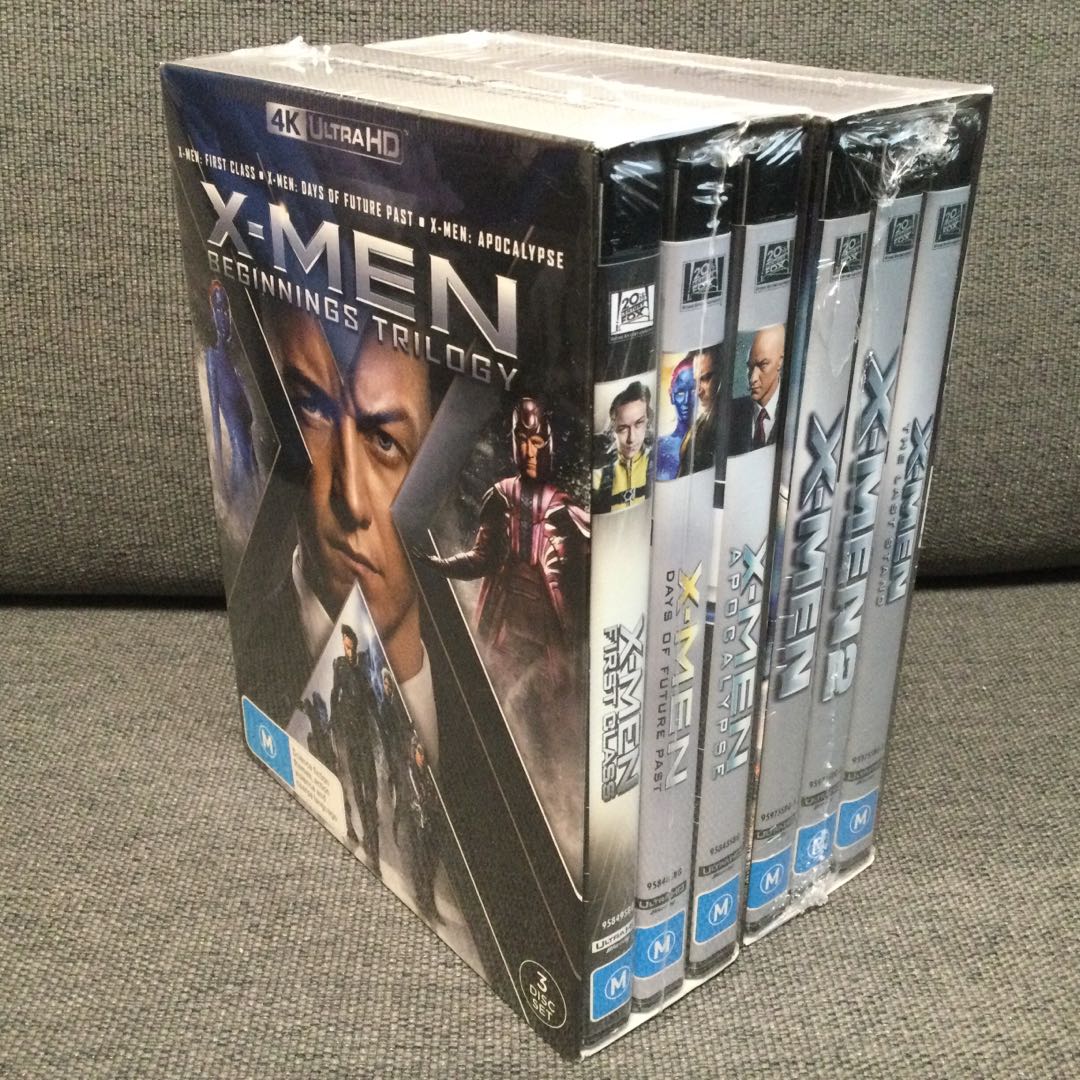 中字X-MEN 1-6集4K UHD BLU-RAY 藍光, 興趣及遊戲, 音樂、樂器