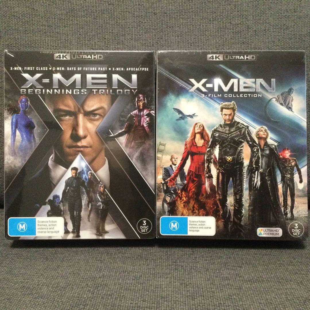 中字X-MEN 1-6集4K UHD BLU-RAY 藍光, 興趣及遊戲, 音樂、樂器& 配件