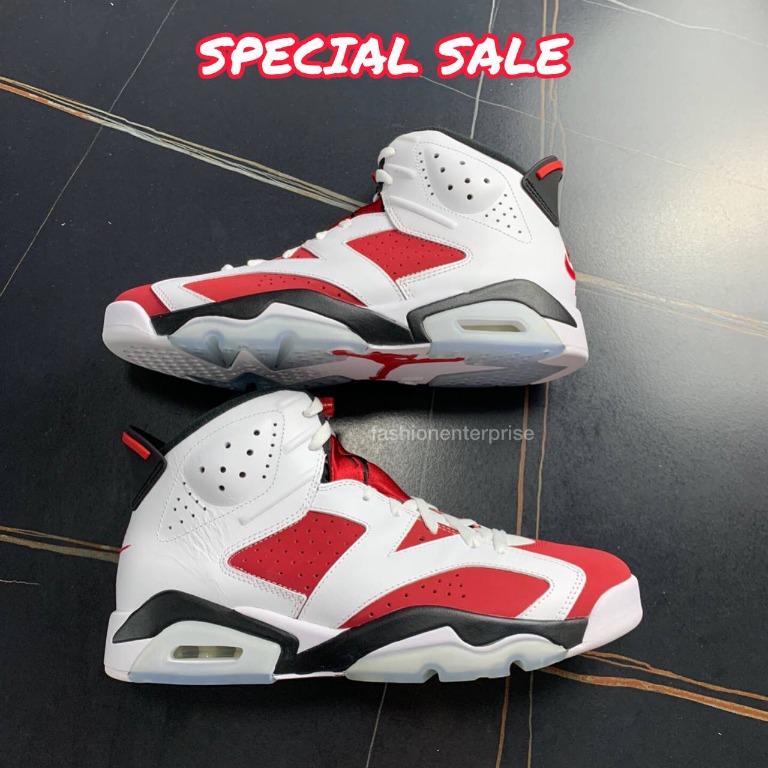 Air Jordan 6 Carmine Men s Fashion Footwear Sneakers on Carousell