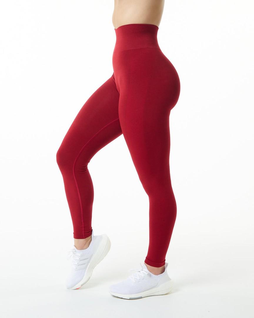 Alphalete Amplify leggings - Scarlet, S, Women's Fashion, Activewear on ...