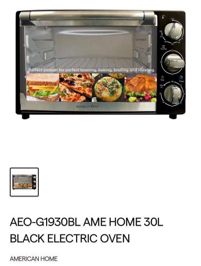 American home electric oven deals 30l