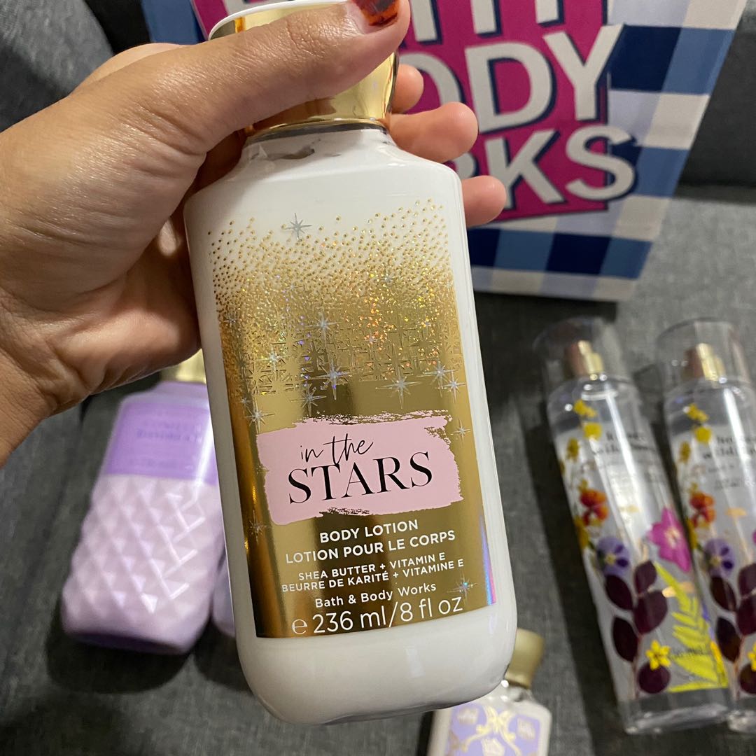 Bath & body works body lotion in the stars, Beauty & Personal Care
